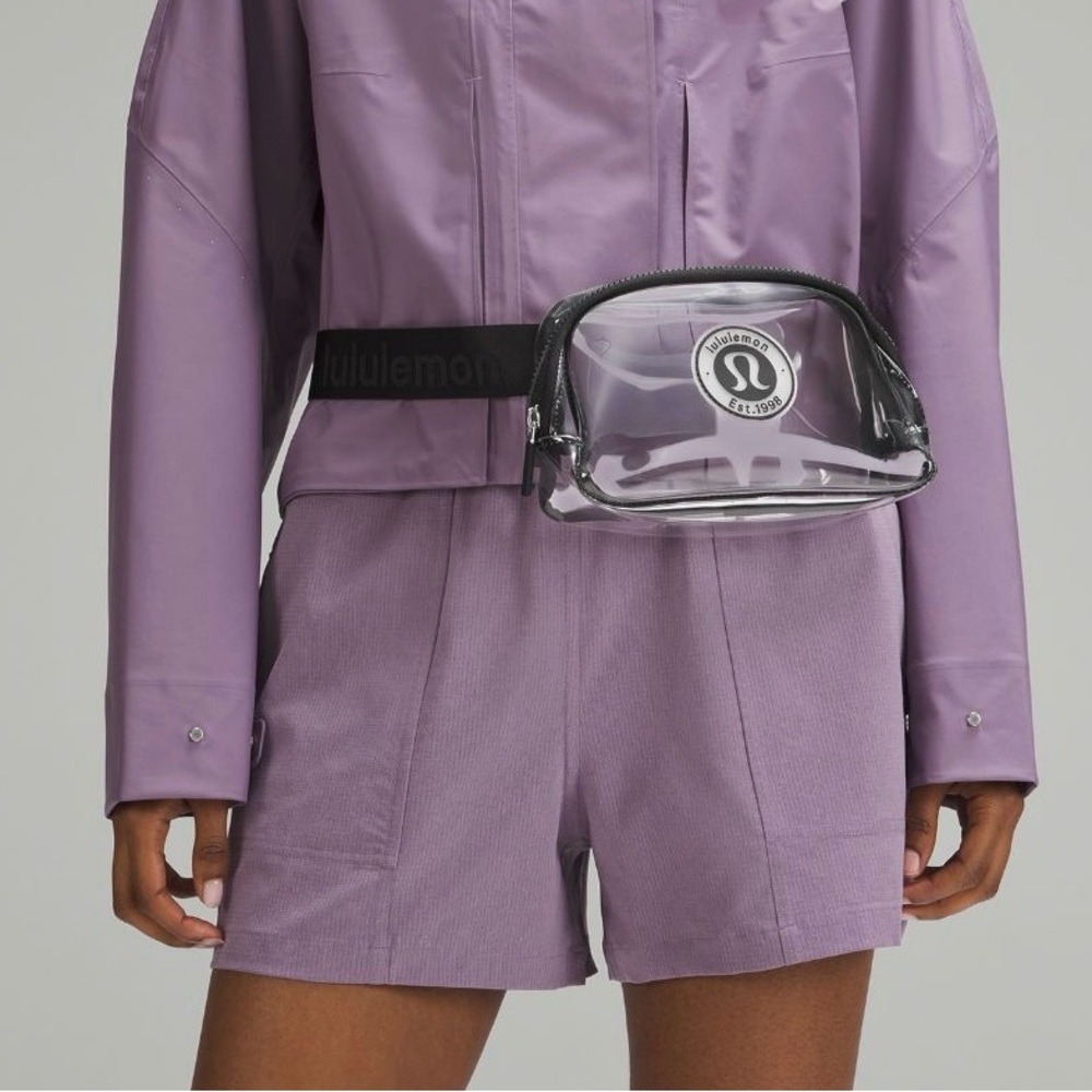 Lululemon Clear Belt Bag with Black Trim 1L